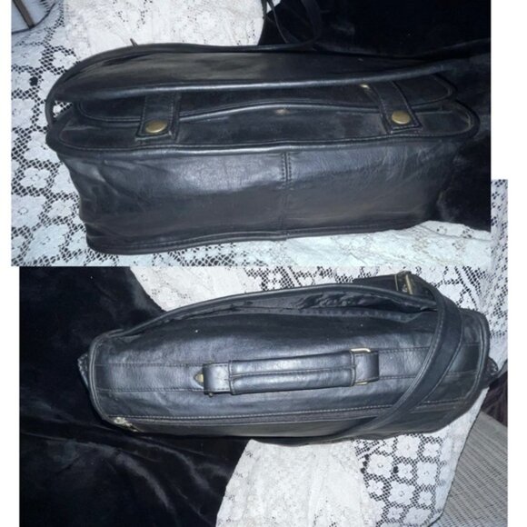 Black Men's Bag Briefcase NWOT - Picture 4 of 6